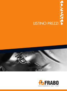 LISTINO PREZZI