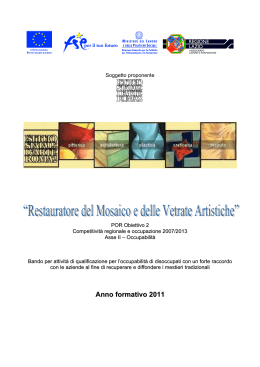 report del progetto in PDF - Liceo Artistico "Enzo Rossi"