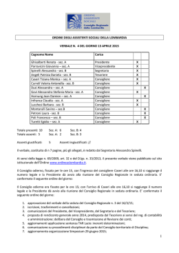 verbale n. 4/2015 - Consiglio Regionale della Lombardia