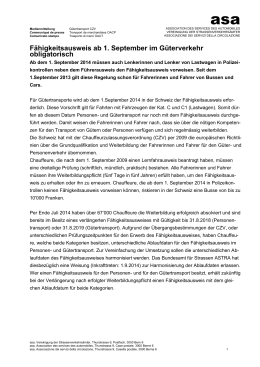 Certificato di capacit&agrave; obbligatorio nel trasporto merci dal 1