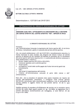 DET. 1237/2013 - Comune di Monza