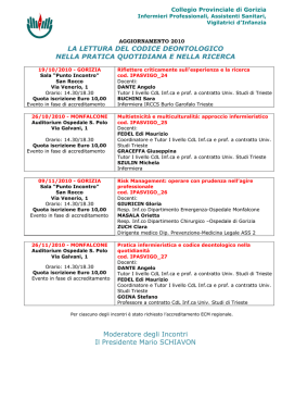 corsi ECM 2010 Programma e scheda iscrizione a - IPASVI