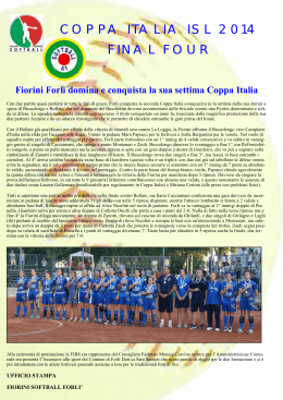 COPPA ITALIA ISL 2014 FINAL FOUR