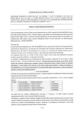 verbale gara - Comune di Santa Teresa di Riva