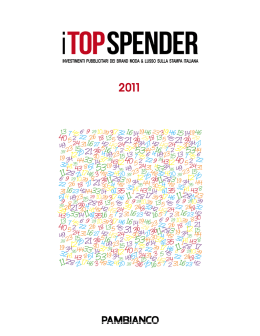 I top spender 2011 &ndash; La ricerca ()