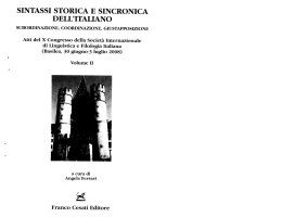 Imperativi raddoppiati nell`italiano