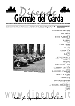 tutti gli appuntamenti sul Garda