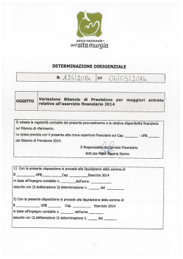 Documento  - Parco Nazionale dell`Alta Murgia