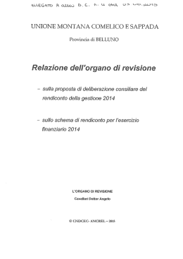 UNIONE MONTANA COMELICO E SAPPADA