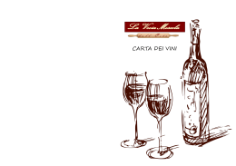 CARTA DEI VINI - trattorieverona.it