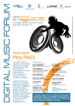locandina_programma DIGITAL MUSIC FORUM 2015 Napoli 8