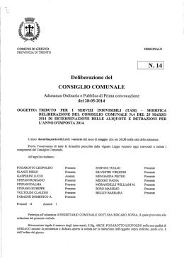 delibera consiglio n. 14/2014-determinazione