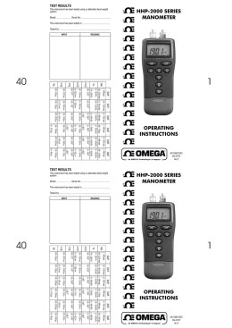 Manual - OMEGA Engineering