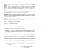 IL RESPONSABILE DEL SERVIZIO FINANZIARIO VISTI contratti
