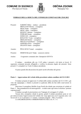 verbale - zapisnik 25-01-2012