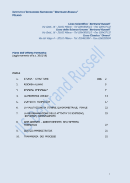 Via Gatti, 16 - 20162 Milano - Tel 026430051/2