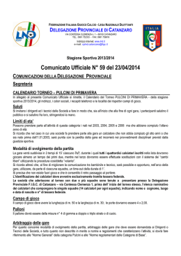 delegazione provinciale di catanzaro