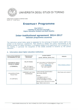 UNlVERSlTA DEGLI STUDI Dl TORINO