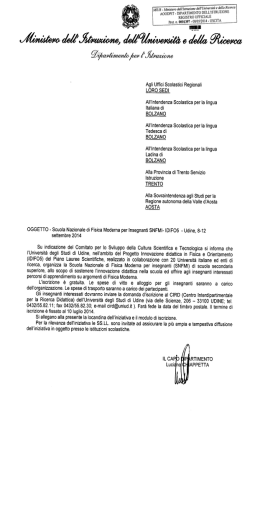 allegato - Ufficio Scolastico Regionale Piemonte