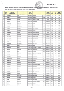 elenco 2012 - Protezione Civile