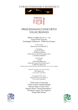 Programma Concerto 17.5.2014 CPS San Giacomo VILLECRENES