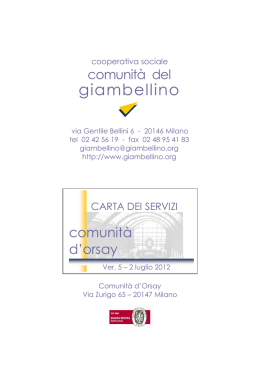 via gentile bellini 6 - 20146 milano