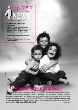 IL BAMBINO COME REALT&Agrave; GLOBALE