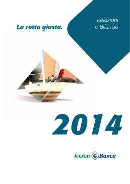 Bilancio 2014 - Iccrea Banca