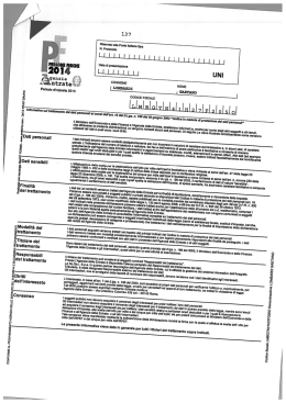 Unico 2014 Persone Fisiche (periodo d`imposta 2013)