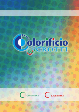 Linea scuoLa - Colorificio Crotti - Vernici Pitture Smalti Decorazioni