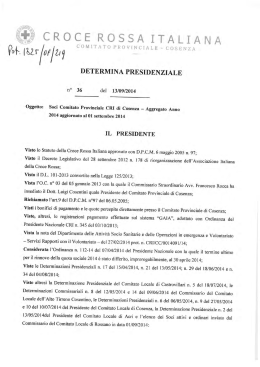 Untitled - Comitato Provinciale COSENZA