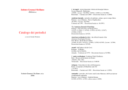 Catalogo dei periodici-edizione 2006