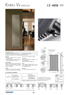 scheda tecnica