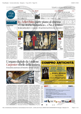 PressReader - Corriere della Sera - Bergamo - 12 giu 2015