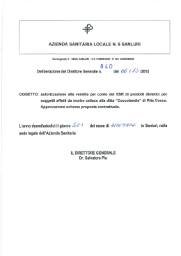 Deliberazione n.840 del 06.12.2012