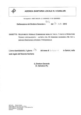 Deliberazione n.544 del 27.07-2012