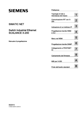 SCALANCE X-200 - Siemens Industry Online Support