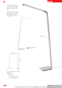 Touch dimmer 7100 bianco / white 7102 grigio / gray LED 22W