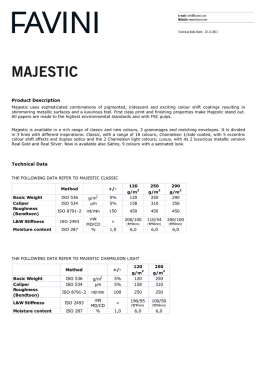 Product Description Technical Data