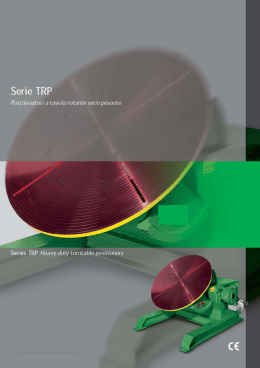 Page 1 Serie TRP PoSfZfona tori a tavola rotante serie pe&szlig;ante
