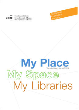 The Library Journal Vol. 5 - Libera Universit&agrave; di Bolzano