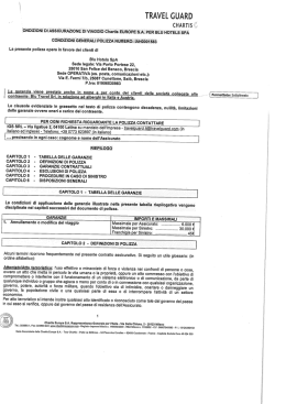 Page 1 TRAVEL GUARD l c HARris `puniziom DI Assicu`RAzioNE`oi