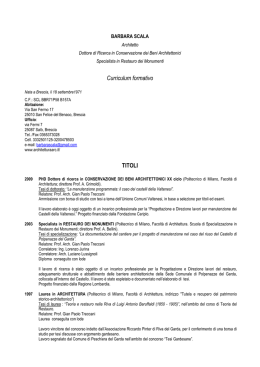 Scarica il curriculum di Barbara Scala