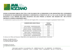 Sede legale e operativa: V.le Lombardia, 105 – 20089 Rozzano (MI