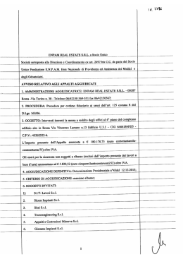 Societ&agrave; sottoposta alla Direzione e Coordinamento ex art. 2497 bis