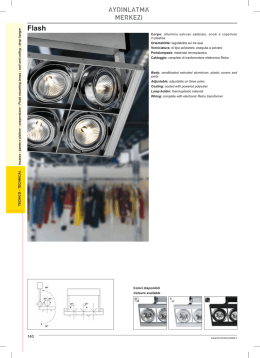 TECNICO - TECHNICAL Corpo: alluminio estruso sabbiato, snodi e