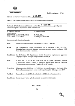 Deliberazione n.1231 del 16/07/2014