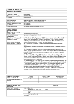 curriculum vitae