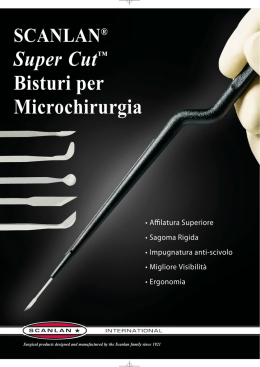 SCANLAN&reg; Super Cut&trade; Bisturi per Microchirurgia