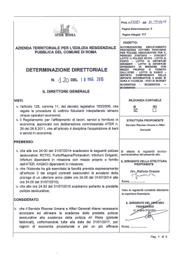 DD n 120 del 18-05-2015 cottimo polizze assicurative